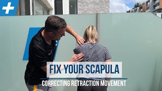 Fix Your Scapula  Correcting Retraction Movement  Tim Keeley  Physio REHAB [upl. by Ayatan]