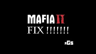 Mafia 2 PC not opening  Fixing in Win 7810 [upl. by Llydnek]