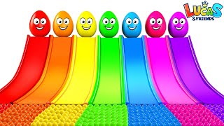 Learn Colors Red Orange Yellow Pink Green Blue Purple  Colors for Kids Song  RV AppStudios [upl. by Arlana619]