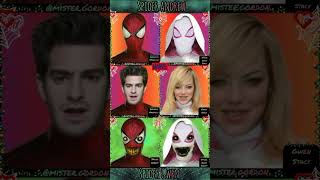 SpiderMan Andrew Garfield Vs SpiderGwen Emma Stone shorts YouTube [upl. by Renita]