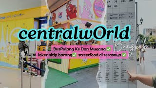 Central World Bangkok Part 1  info bus A3 Don Mueang [upl. by Bolanger408]