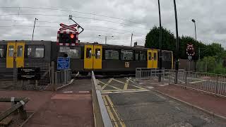 Callerton Parkway Level Crossing Weird Double Stay [upl. by Timothee413]