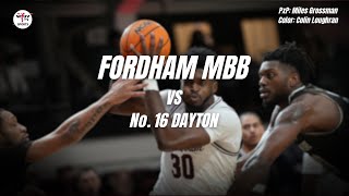 Fordham Mens Basketball vs 16 Dayton  WFUV Sports [upl. by Campos170]