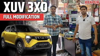 Mahindra XUV 3XO Full Modification in Kanpur 🔥 l Xuv3xo All Accessories with price 🔥 l Kanpur car [upl. by Noiramaj]