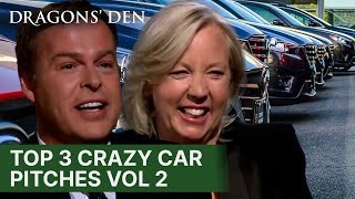 Top 3 Crazy Car Pitches In The Den  Vol2  COMPILATION  Dragons Den [upl. by Quincey]