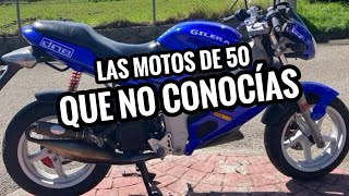 8 MOTOS DE 50 o CICLOMOTORES RAROS que no conocías [upl. by Ethyl]