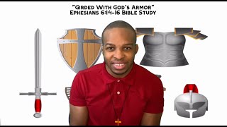 quotGirded With Gods Armorquot  Ephesians 61416 Bible Study Live Stream [upl. by Ivek]