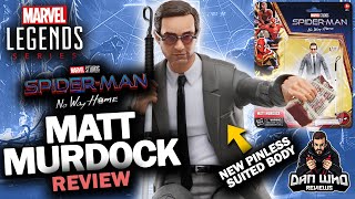 Marvel Legends Matt Murdock Daredevil SpiderMan No Way Home Review [upl. by Omar]