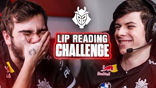 Flakked is in love with Targamas  G2 League of Legends Lip Reading Challenge [upl. by Llennod]