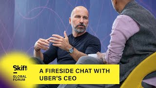 Uber CEO Dara Khosrowshahi at Skift Global Forum 2023 [upl. by Nooj]