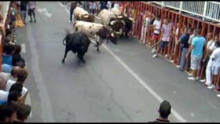 cogida encierro vilareal  villarreal  bullfight [upl. by Ethban]