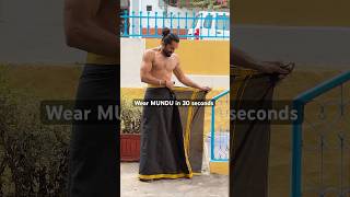 Wear DHOTI in 30 seconds 🦁🙏🏻 ytshorts yt shorts howtowesrdhoti dhoti dhotitutorial [upl. by Allenrad]