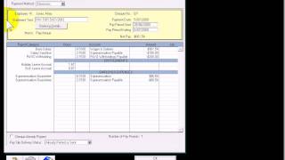 MYOB Payroll 505  part 1  04  Employee Payment Transactions [upl. by Nilhsa]