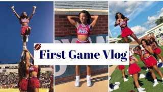 HBCU Cheer Vlog  SC State First Football Game of the Szn [upl. by Thinia]