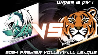 2024 Junior PVL  U15 Div 1  Elites vs Easts Round 4 [upl. by Itoyj]