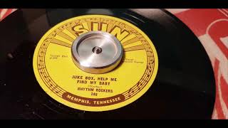 Rhythm Rockers  Juke Box Help Me Find My Baby  1956 Rockabilly  SUN 248 [upl. by Inej]