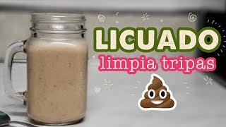 Licuado para Limpiar el Colón 💩 Remedio Natural para el Estreñimiento [upl. by Dulcle]