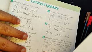 Compétence Maths 2AC La page 45 produit et Quotient des nombres Rationnels Exercice 6 7 8 9 10 Prt 2 [upl. by Auqenwahs960]