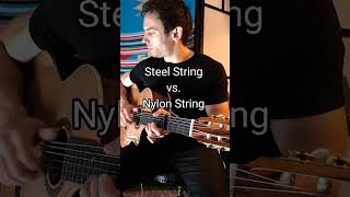 nylon strings vs steel strings baritone ukulele vs tenor guitar [upl. by Enaxor]