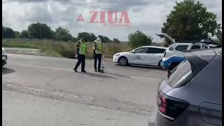 Accident rutier în față la Kaufland pe Aurel Vlaicu Constanța [upl. by Grove601]