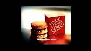 McDonalds Big Mac Song Commercial  1974 [upl. by Kalman]