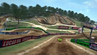 2015 Spring Creek Motocross Animated Track Map Riders POV [upl. by Eeram41]