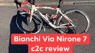 Bianchi Via Nirone 7 C2C RacingRace Series review  Bike Review  SHIMANO SORA [upl. by Eelnyl]