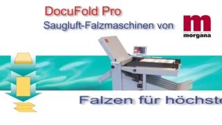 MORGANA DOCUFOLD PRO  Falzmaschine [upl. by Dressler40]