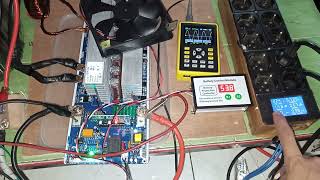 Test Uji kit inverter EGS002 20 mosfet 20 Mosfet HY5608 48V 5000 WATT  02011124 manual toko iw [upl. by Hairej]