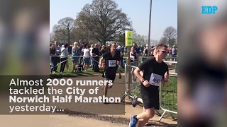 Norwich Half Marathon was hot hot hot [upl. by Htebaras853]