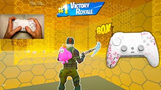 1 HOUR Scuf Envision Controller ASMR 😴 Handcam Fortnite Box Fights 📦 [upl. by Iohk]