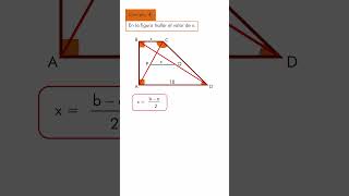 Diagonales de un Trapecio geometria [upl. by Ellenehs861]