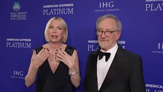 Michelle Williams and Steven Spielberg Interviewed [upl. by Oniliuqnart]