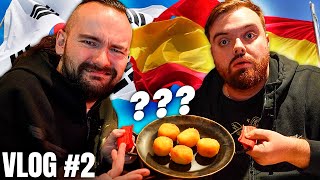 ¡COMIDA ESPAÑOLA en COREA con IBAI 🇰🇷 XOKAS VLOG 2 [upl. by Ecienal913]