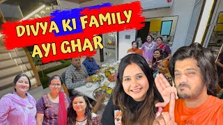 Shaadi ke baad Divya ke ghar wale aaye hamare ghar pjdivyakishaadi pjdivya dailyvlog [upl. by Accisej189]