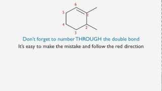 Naming Alkenes according to IUPAC Rules including cistrans and EZ [upl. by Clyve606]