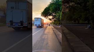 Sunset on the way back roadtrip automobile nature adventure travel viralvideo viralshorts [upl. by Whiney]