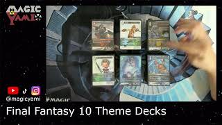 Final Fantasy 10 Theme Decks  Going In Blind [upl. by Anitnahs]