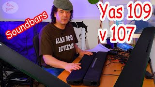 Yamaha Yas 109 vs yas107 soundbars  review and test [upl. by Ellehcim]