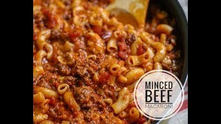 MINCED BEEF MACARONI [upl. by Jerol]