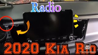 2022 Kia Rio How to remove radio simple step by step [upl. by Irahc573]