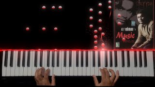 Kadhalar dhinam theme music  4K Piano cover  Valentine’s day special  Antony Musical Arrahman [upl. by Terzas]