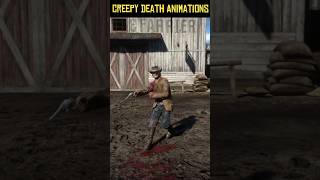 The Unsettling Death Animations of RDR2 [upl. by Kcirdde]