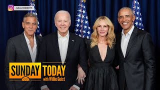 Biden campaign raises 28M at Hollywood fundraiser [upl. by Pricilla]