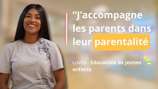 Découvrez le métier dEducatrice de jeunes enfants en crèche [upl. by Ameehs674]