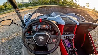 2024 Polaris Slingshot Roush Edition  POV Test Drive 5MT [upl. by Eitsirk416]