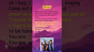 Coldplay  Clocks Lyrics shorts [upl. by Nigel]