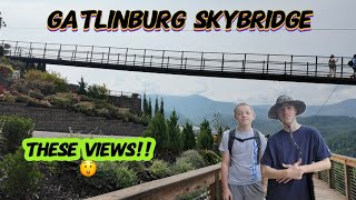 Gatlinburg SKYBRIDGE at the SKYPARK smokymountains [upl. by Stormie]