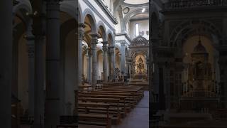 Florence  Inside Brunelleschi’s Basilica of Santo Spirito travel europeancity history [upl. by Elag361]