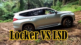 Hilux Fortuner Locker VS Pajero Triton LSD Terios off road [upl. by Acinoreb]